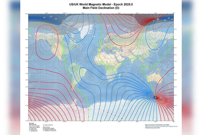 Земля на нашей стороне. Учёные показали, как магнитный полюс смещается к России
