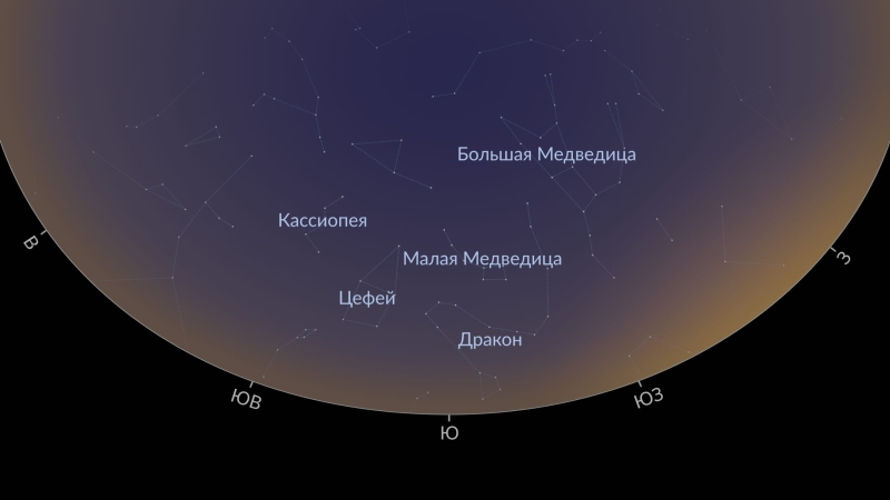 Звездное небо в этом месяце: Созвездия в феврале 2025 года