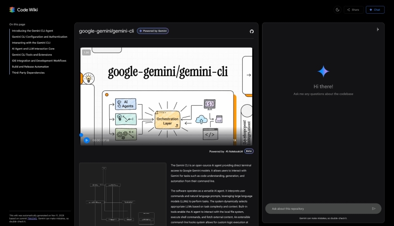 Google представила Code Wiki — ИИ, пишущий и обновляющий документацию для любых GitHub-репозиториев