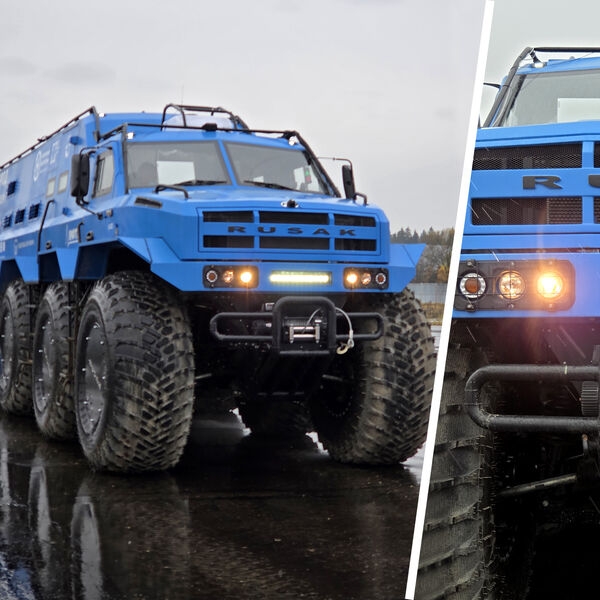 Можно пить воду из выхлопной трубы. В России испытали вездеход на водородном топливе